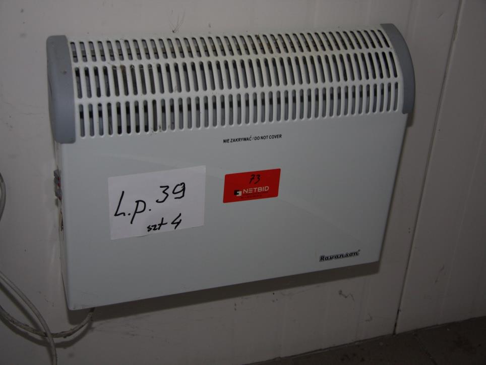 Used Ravanson CH200RT Electric heater, power 2 kW, 4 pcs. for Sale (Auction Premium) | NetBid Industrial Auctions